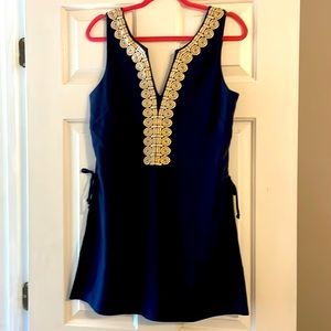 Lilly Pulitzer Navy Shift Romper - 8